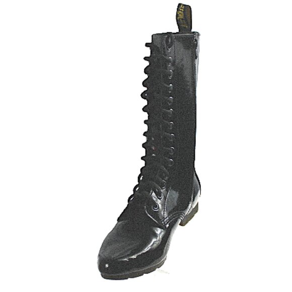 Dr. Martens Stacey Ritzy Collection Patent Lamper Combat Lace-Up, Size 6 - Picture 5 of 10